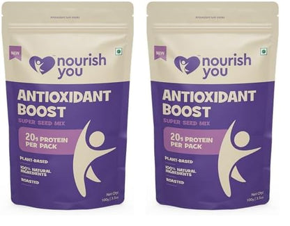 Nourish You Antioxidant Boost 7 in 1 Seeds Mix - 100 gms (Pack of 2)