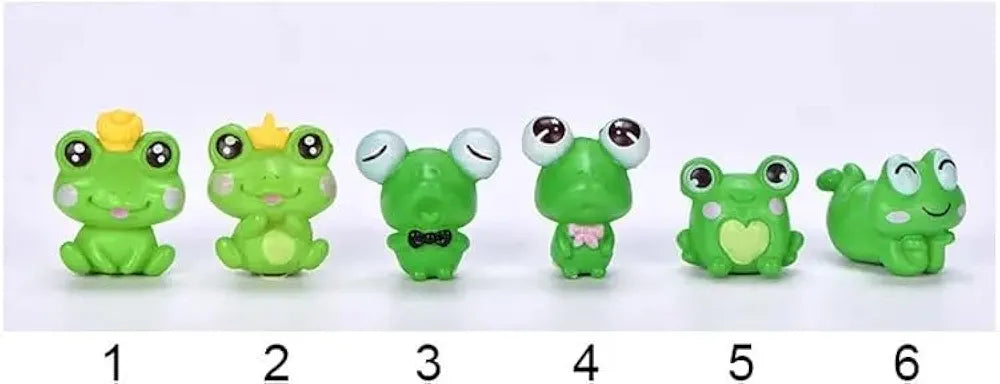 Satyam Kraft 1 Set Resin Frog Miniature Figurines