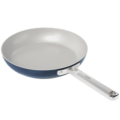 Ember Cookware Arcilla Ceramic Non-stick Frying Pan 24cm | Stainless Steel Handle | Blue