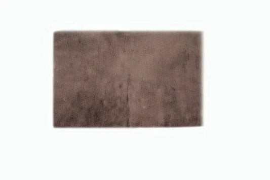 Luxe Home International Ruffle Floor Rug 4 X 6 Ft Colour Taupe