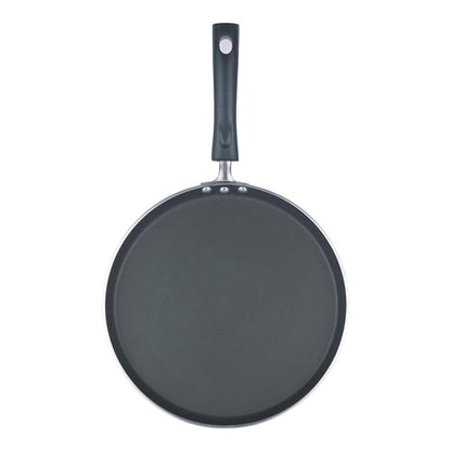 Vinod Zest Aluminium Non Stick Dosa Omni Tawa - 30cm | 3mm Extra Thick | 3 Layer Ceramic Coat | Bakelite Handle