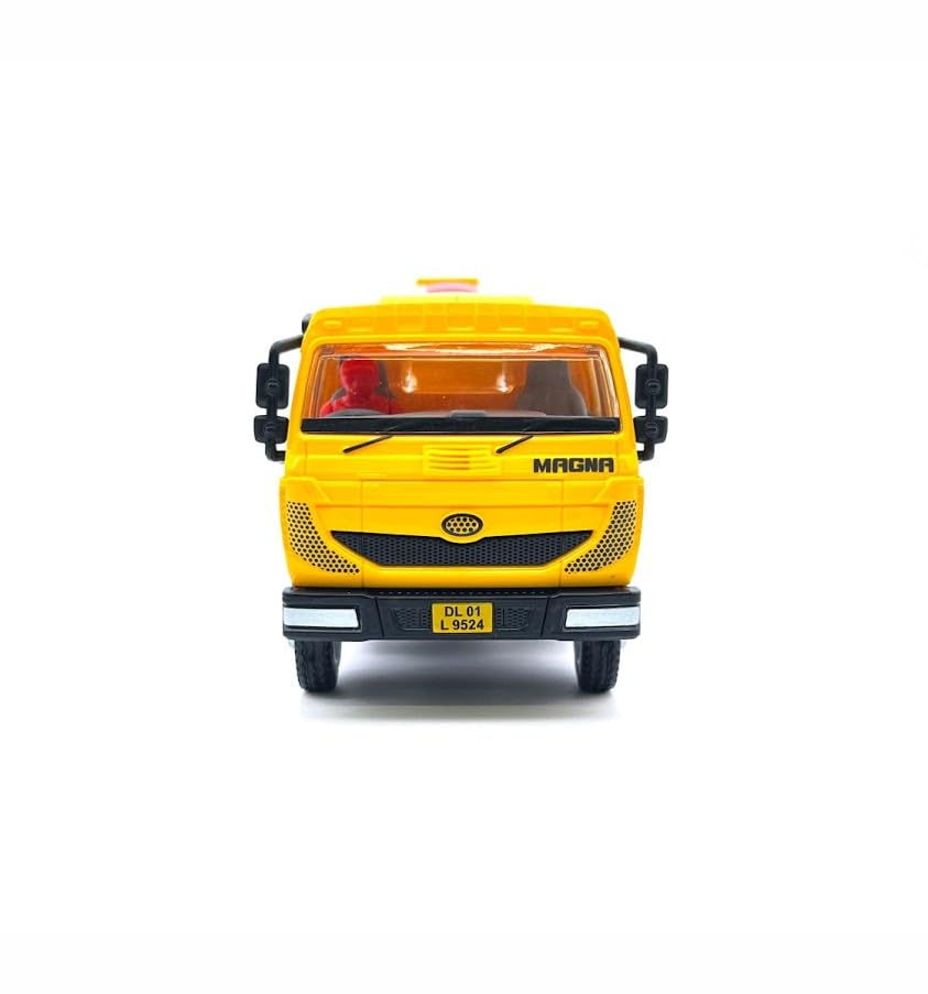Centy Magna Concrete Mixer Pull Back Construction Toy Truck for 3Y+ Multicolor