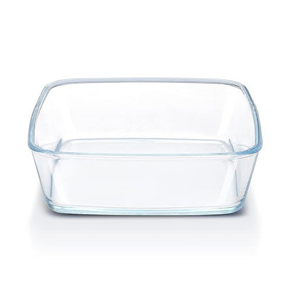 Borosil Glass Baking Dish | 1.6 Litres | Transparent