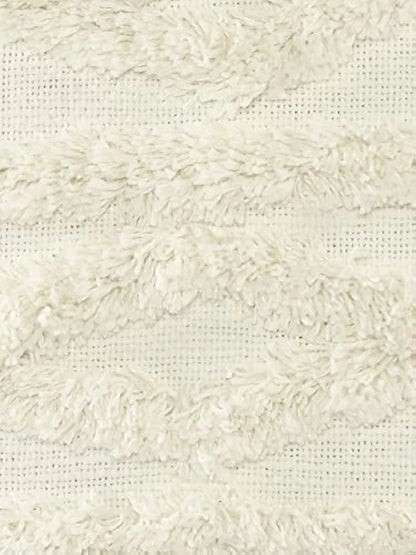 Sashaa World Tasselled And Tufted Cushion Cover/decorative Throw Pillow Cover For Sofa Or Bed