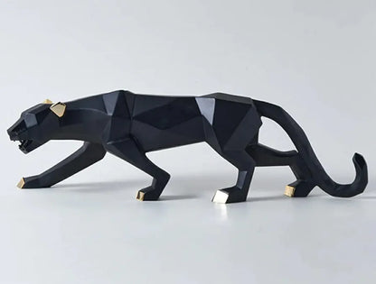 Zart Resin Black Jaguar Showpiece For Home Decor