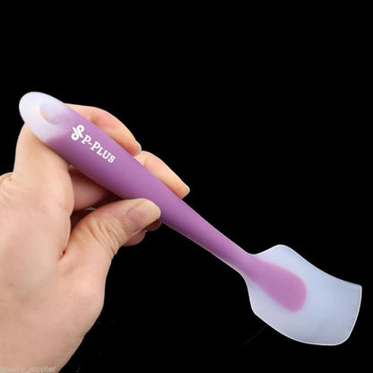 P-Plus International Silicone Spatulas Rubber Spatula Heat Resistant Seamless Purple Set of 2