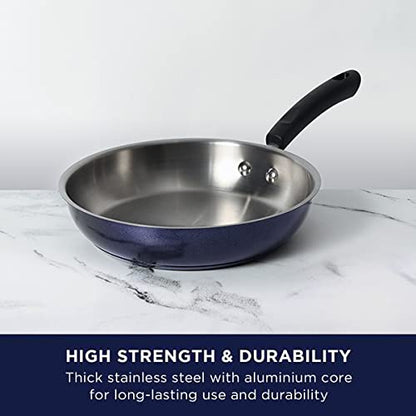 Meyer Centennial Nickel Free Stainless Steel Fry Pan 26cm Blue Diamond