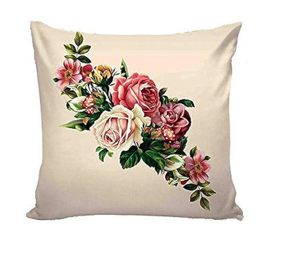 Aerohaven Jute 180TC Cushion Covers Multicolour, Set of 5 Pieces