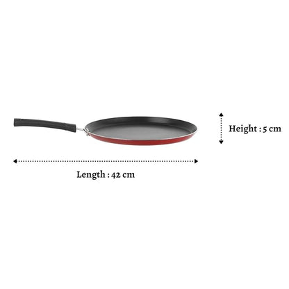 Vinod Popular Non Stick Dosa Tawa 25cm with Sturdy Riveted and Bakelite Handle