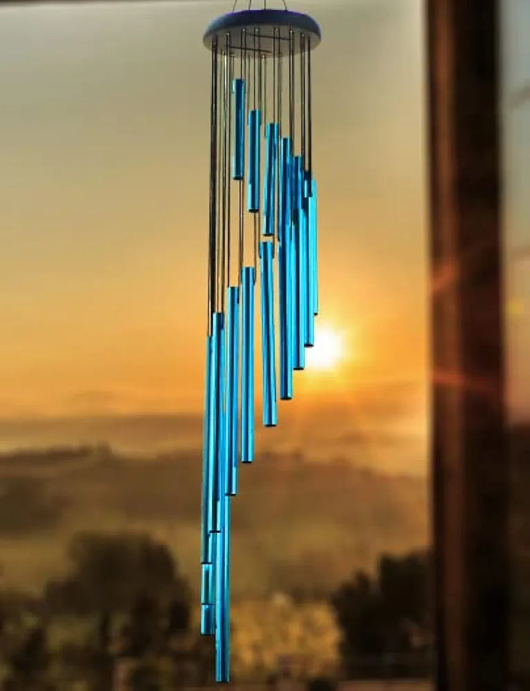 Paradigm Pictures Wind Chimes for Home Blue