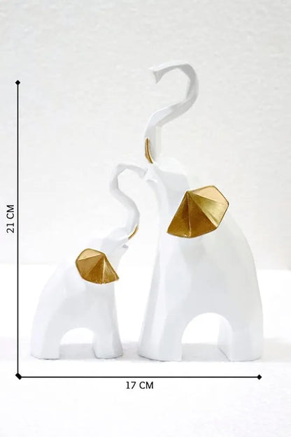 Jaipur Ace Polyresin Elephant Showpiece Statue and Artifacts White Elephant
