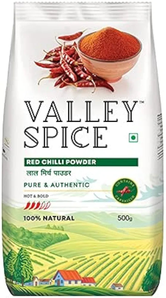 Valley Spice Popular - Red Chilli Powder - Hot & Bold 