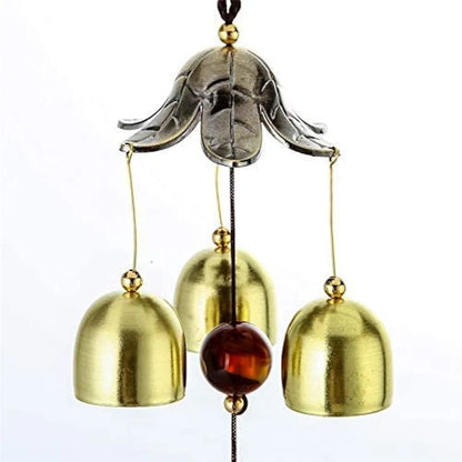 Gupta Fancy Store Wind Chime 9 Bells Gold Tone Metal