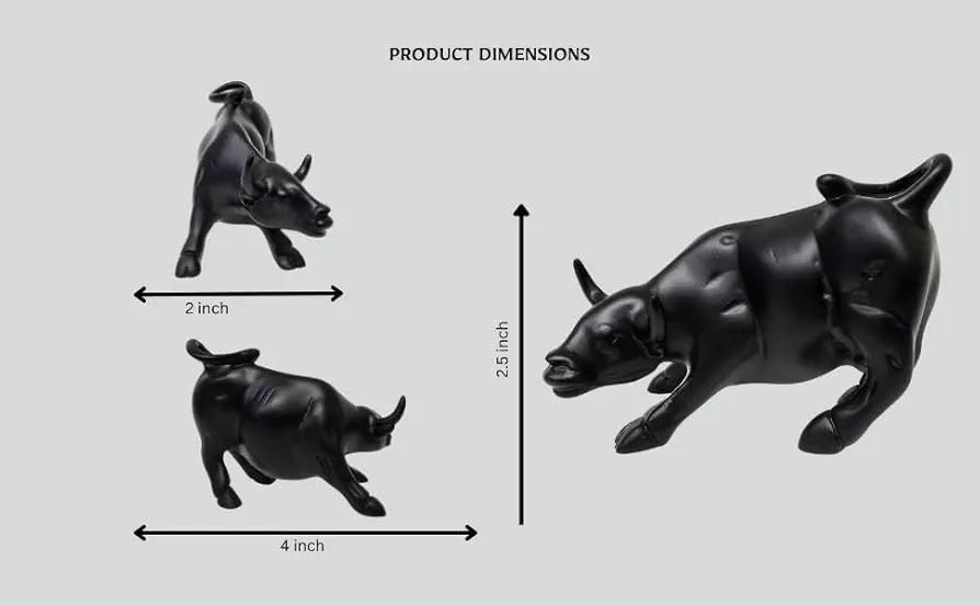 Gold Art India Bull Black