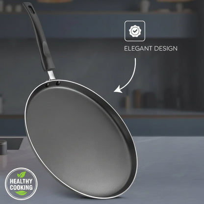 Judge by Prestige Everyday Omni Non-Stick Tawa Low Oil Cooking Cool Touch Handle