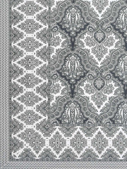 100% Pure Cotton Traditional Printed Bedsheet for Double Bed King Size Bedsheet with 2 Pillow Covers