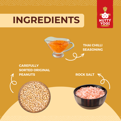 Nutty Yogi Thai Chilli Peanuts 100g