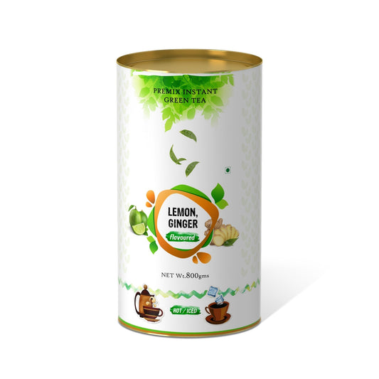 Lemon Ginger Flavored Instant Green Tea