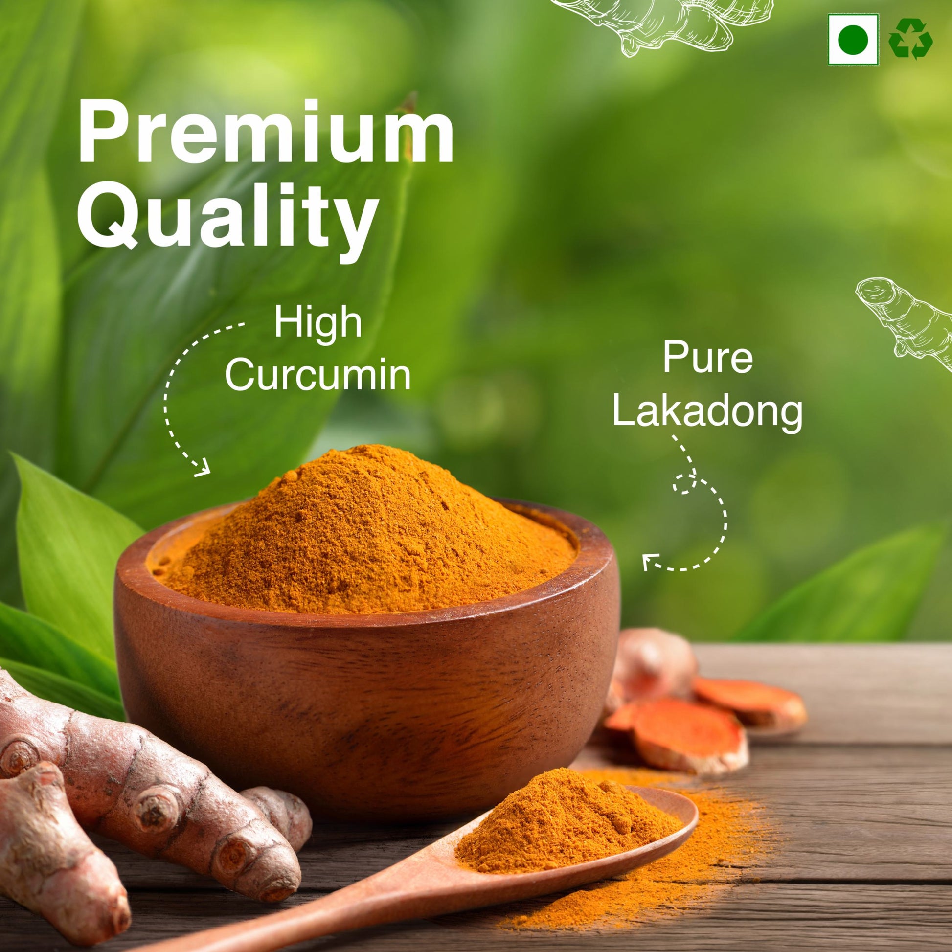 Turmeric Powder High Curcumin