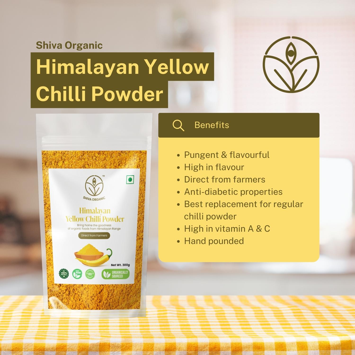 Himalayan Yellow Chilli Powder - Organic