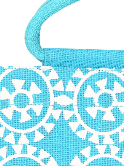 Jute Cottage Round Print All Over Lunch Zipper