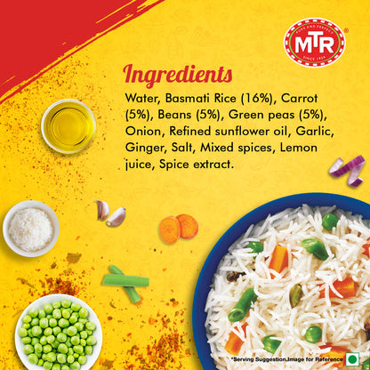 MTR Ready to Eat Vegetable Pulao 250 g