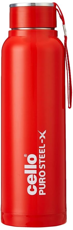 CELLO Puro Steel-X Benz 1200 Insulated Water Bottle For Office 970ml