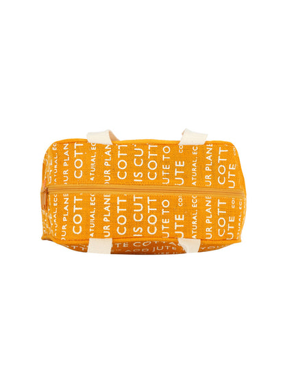 Jute Cottage Tape Hanb-035dle Lunch Zipper (Jute Cottage Printed)