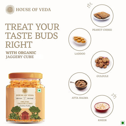 Organic Jaggery Cubes 450g