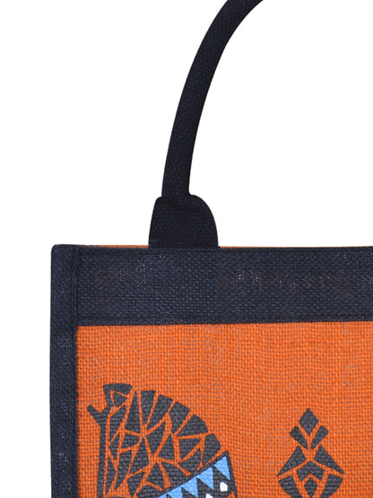 Jute Cottage Double Zebra Print Lunch Bag