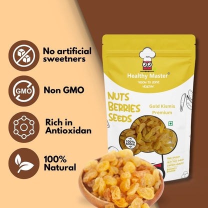 Premium Quality Golden Raisins (Kismis)
