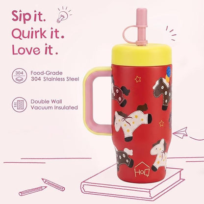 House of Quirk 530ml Kids Tumbler - Starpony