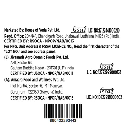 Organic Chana Dal 500g