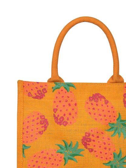 Jute Cottage Pineapple Print Lunch Bag