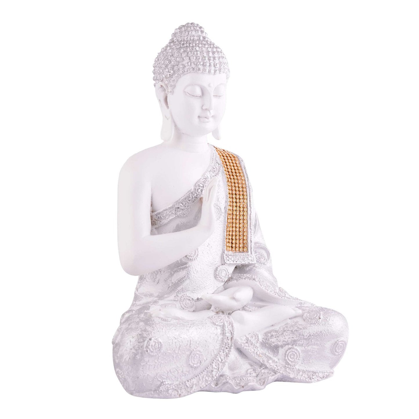 Buddha Idol Statue Showpiece Gift Gifting Item Polystone Home Decor Decoration