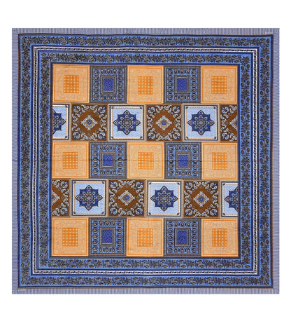 100% Pure Cotton Traditional Printed Bedsheet for Double Bed King Size Bedsheet with 2 Pillow Covers