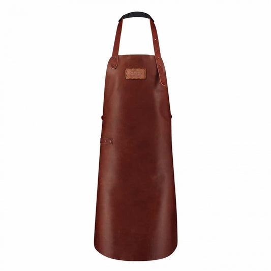 CraftShades leather Apron for Men Full Brown Colour