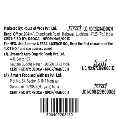 Organic Arhar / Tur Dal 500g
