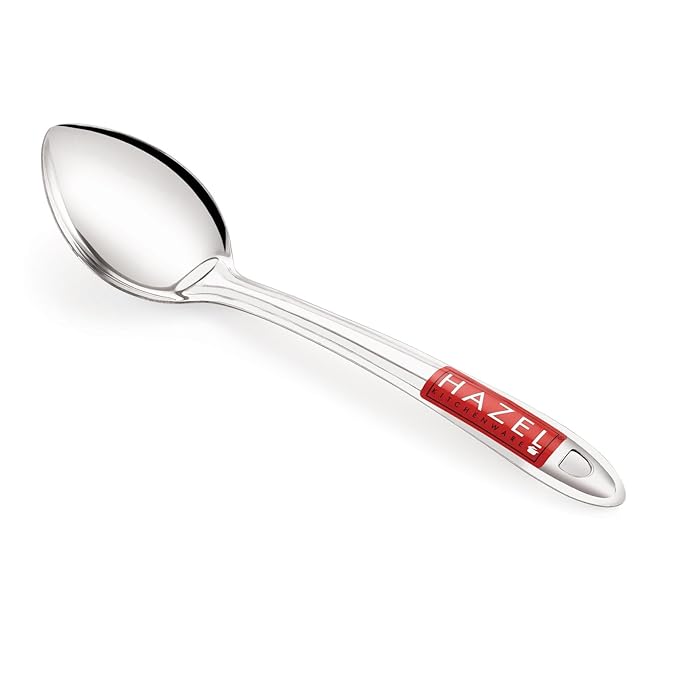 Hazel Stainless Steel Pan Shape Serving Spoon Scooper Spatula Server Kitchen Utensils