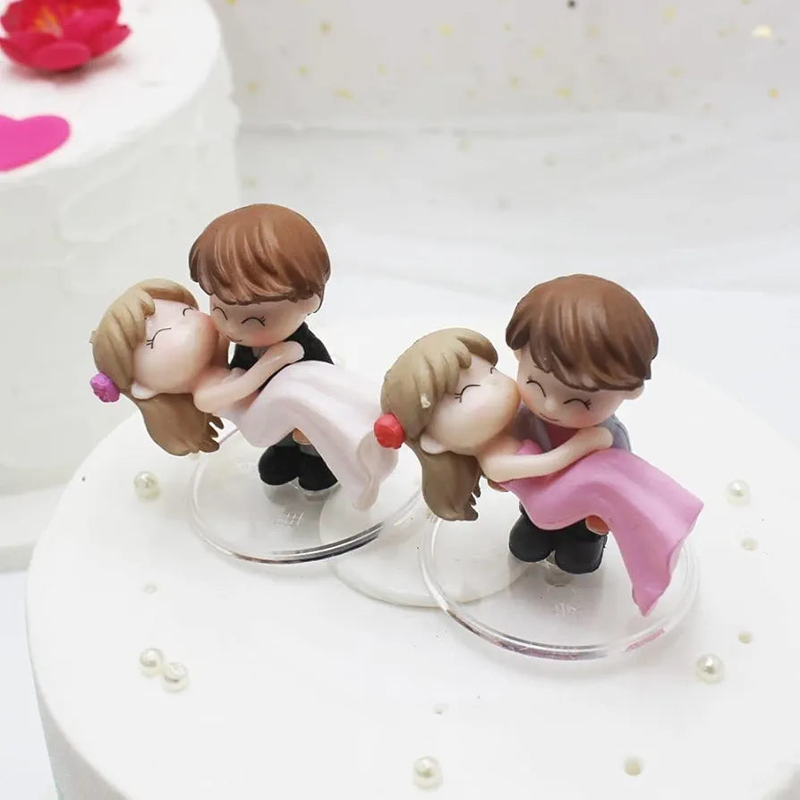 Satyam Kraft 1 Set Romantic Couples Resin Figurines Valentine's Day Gifts for Girlfriend & Boyfriend
