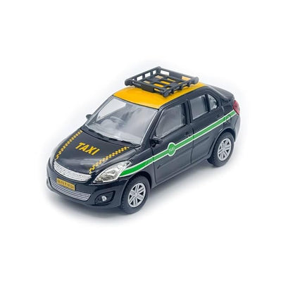 Centy Urban Taxi Pull Back Toy Car for 3Y+ Black Colour