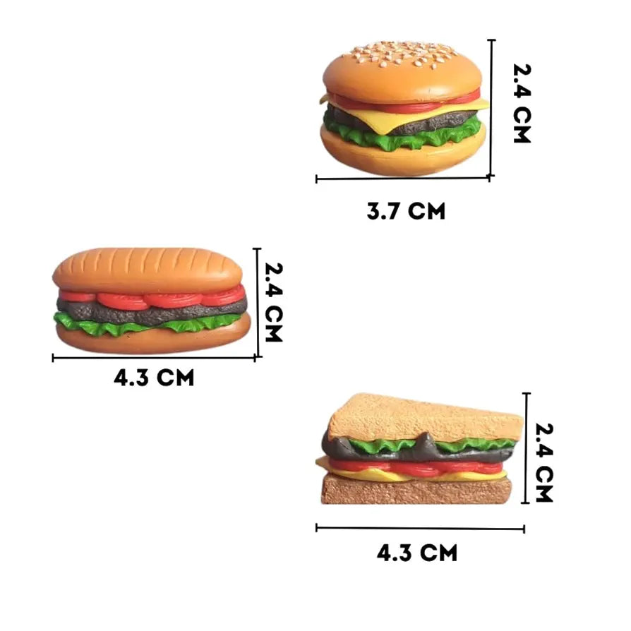 Satyam Kraft 1 Set Resin Fast Food Miniature Showpiece