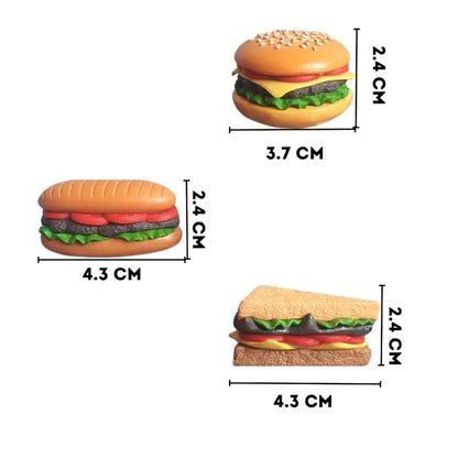 Satyam Kraft 1 Set Resin Fast Food Miniature Showpiece