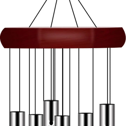 Memorial Wind Chimes Outdoor Large Deep Tone Personalized with 6 Tuned Tubes