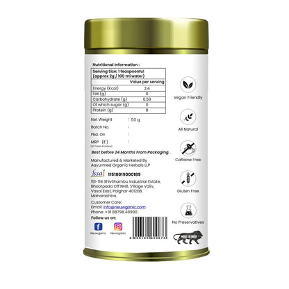 Neuwganic Tea - Rose Petal Green Tea - 50 Grams