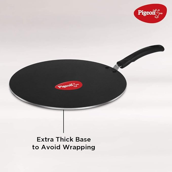 Pigeon By Stovekraft Non-Stick Aluminium Multi Tawa (31 cm Black)