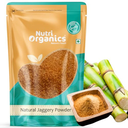 NutriOrganics Jaggery Powder Pouch, 1000 g