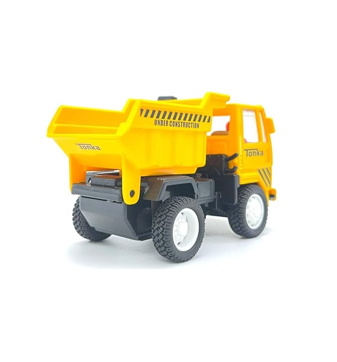 Centy Tonka Dump Truck Toy in Pull Back Action for 3Y+ Yellow Colour