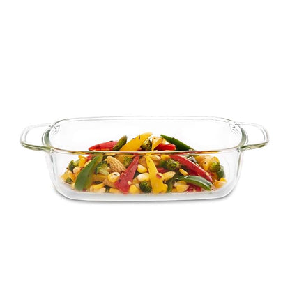 Borosil Glass Dish | 1.5 Liter | Transparent