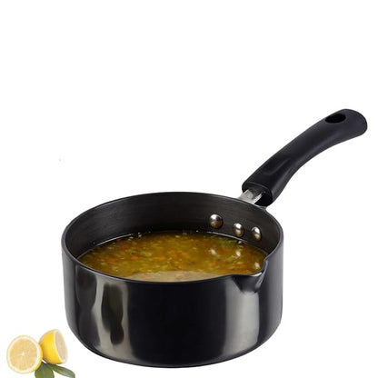 Vinod Black Pearl Hard Anodised Saucepan 1.7 litres | 16cm